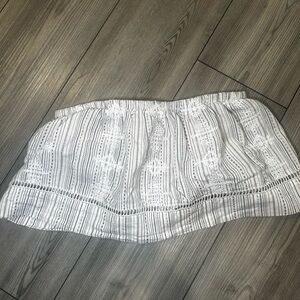 L*Space Black and White Patterned Crop Top